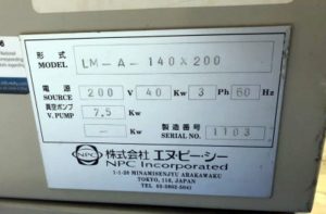 NPC Incorporated LM-A-140×200 Solar Production Laminator